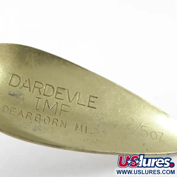 Vintage  Eppinger Dardevle Imp, 2/5oz Brass fishing spoon #1637