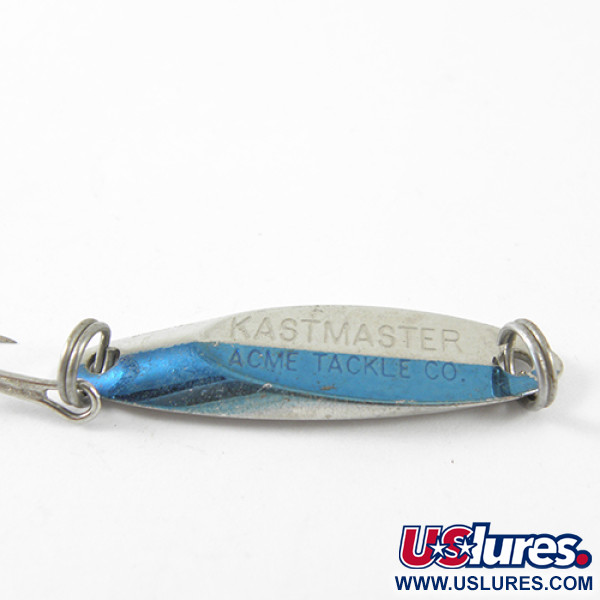 Vintage  Acme Kastmaster , 1/8oz Nickel / Blue fishing spoon #1642