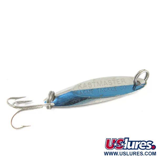 Vintage  Acme Kastmaster , 1/8oz Nickel / Blue fishing spoon #1642