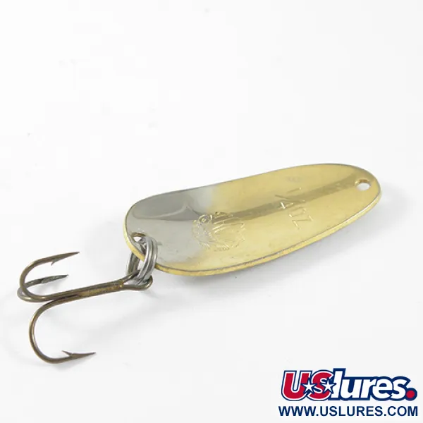 Vintage   Thomas Colorado, 1/4oz Gold / Nickel fishing spoon #1645