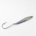 Vintage  Unknown Jig Lure, 2/3oz Nickel fishing spoon #1651