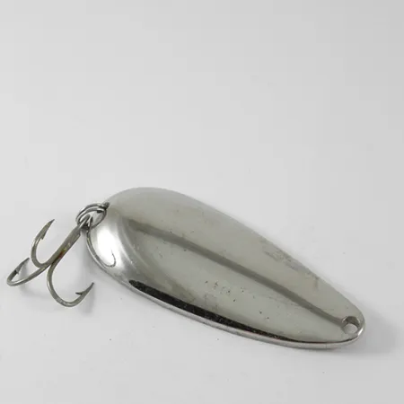 Vintage Eppinger Dardevle Rok't Devlet, 1 1/4oz Nickel fishing spoon #1656
