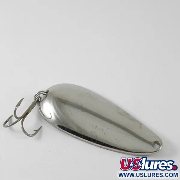 Vintage  Eppinger Dardevle Rok't Devlet, 1 1/4oz Nickel fishing spoon #1656