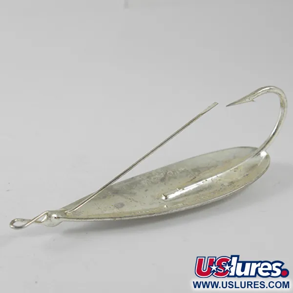Vintage   Weedless Johnson Silver Minnow, 2/5oz Silver (Silver Plated) fishing spoon #1657