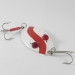 Vintage  Eppinger Red Eye Wiggler, 1oz Red / White fishing spoon #1658