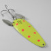 Vintage  Eppinger Dardevle Klicker, 1oz Fluorescent Yellow / Red / Nickel fishing spoon #1660