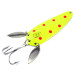 Vintage  Eppinger Dardevle Klicker, 1oz Fluorescent Yellow / Red / Nickel fishing spoon #1660