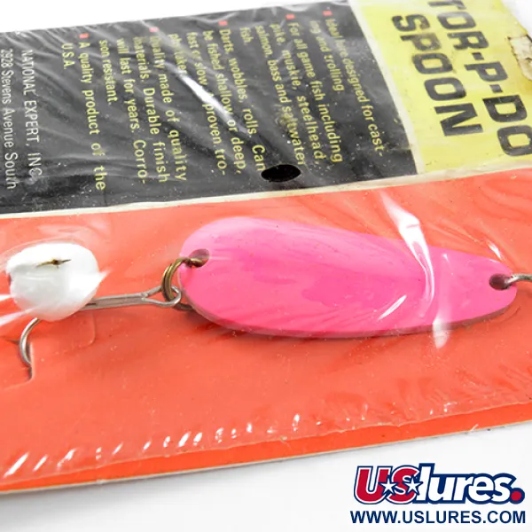  Nebco Tor-P-Do 2, 1/2oz Bright Pink fishing spoon #1667