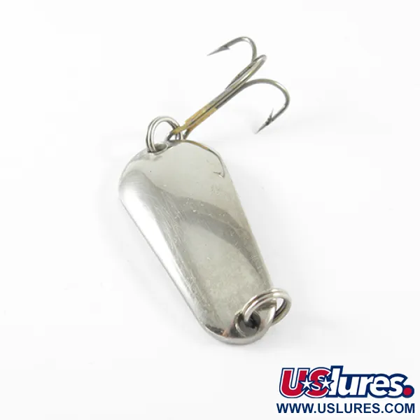 Vintage   Luhr Jensen, 1/3oz Nickel fishing spoon #1672