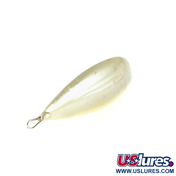 Vintage   Weedless Johnson Silver Minnow, 3/5oz Gold fishing spoon #1691