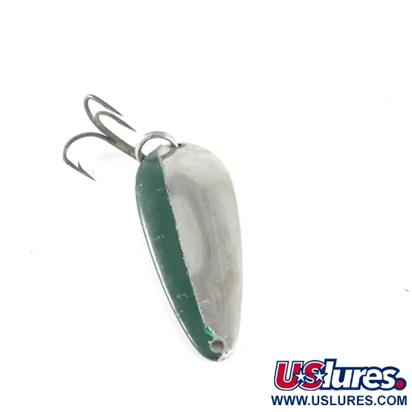 Vintage  Eppinger Dardevle Imp, 2/5oz Nickel / Green fishing spoon #1700