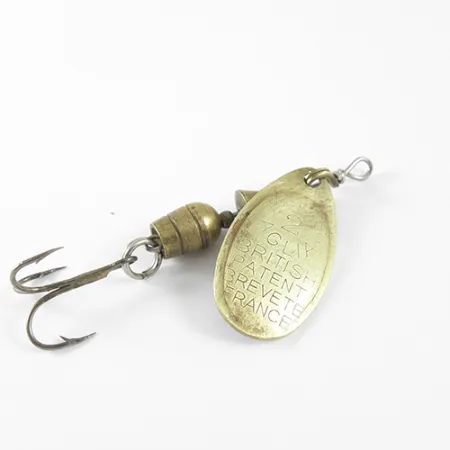 Vintage Mepps Aglia 2, 3/16oz Brass spinning lure #1717
