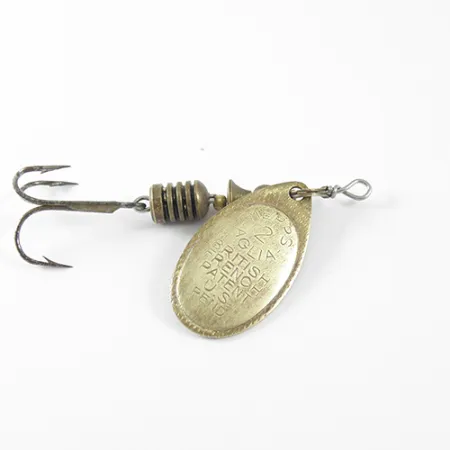 Vintage Mepps Aglia 2, 3/16oz Brass spinning lure #1718