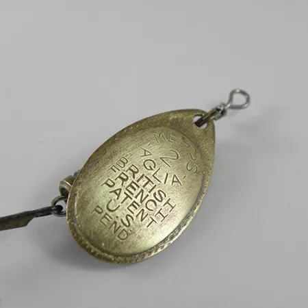 Vintage Mepps Aglia 2, 3/16oz Brass spinning lure #1718