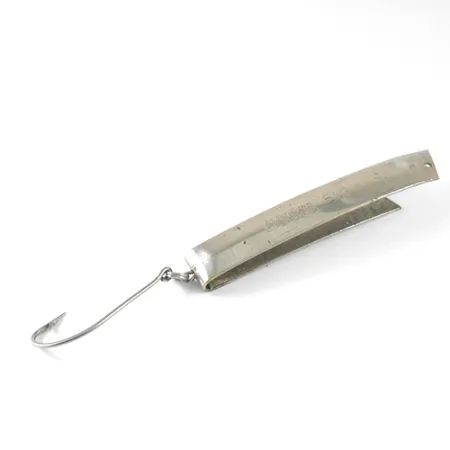 Vintage South Bend Super-Duper 516, 2/3oz Nickel fishing spoon #1721