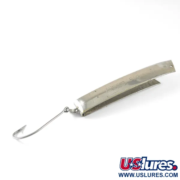 Vintage  South Bend Super-Duper 516, 2/3oz Nickel fishing spoon #1721