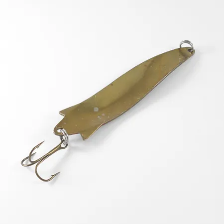 Vintage Johnson Slimfish, 2/3oz Bronze (Brass) fishing spoon #1723