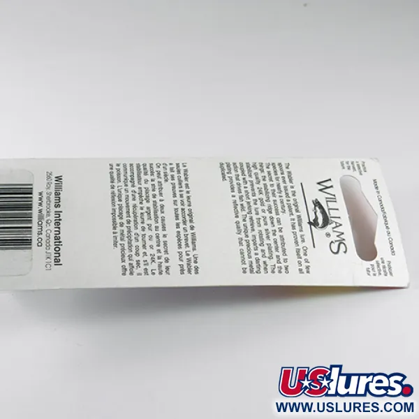 Williams Wabler W60, 3/4oz Purple / Silver (Silver Plated) fishing spoon #1736