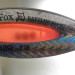 Vintage   Blue Fox Rattlin Pixee, 1oz Rainbow Nickel / Orange fishing spoon #1738