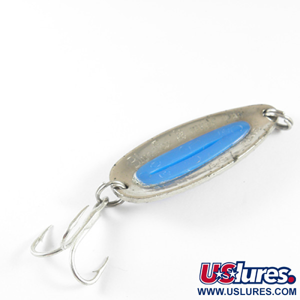 Vintage   Blue Fox Pixee , 1/2oz Nickel / Blue fishing spoon #1740