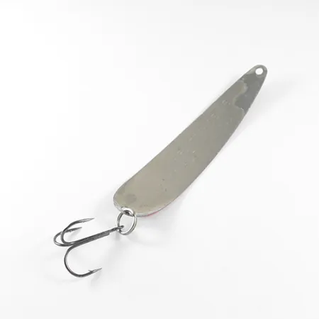 Vintage Eppinger King Flutter Devle 3200, 1/3oz Red / White / Nickel fishing spoon #1741