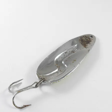 Vintage Kushner Kush Spoon, 1/3oz Red / Yellow / Nickel fishing spoon #1743