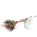 Vintage   Mepps Aglia 3 dressed, 1/4oz Nickel spinning lure #1751