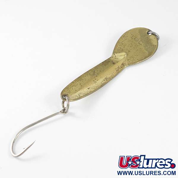 Vintage   Glen Evans Loco 4, 3/4oz Gold fishing spoon #1775