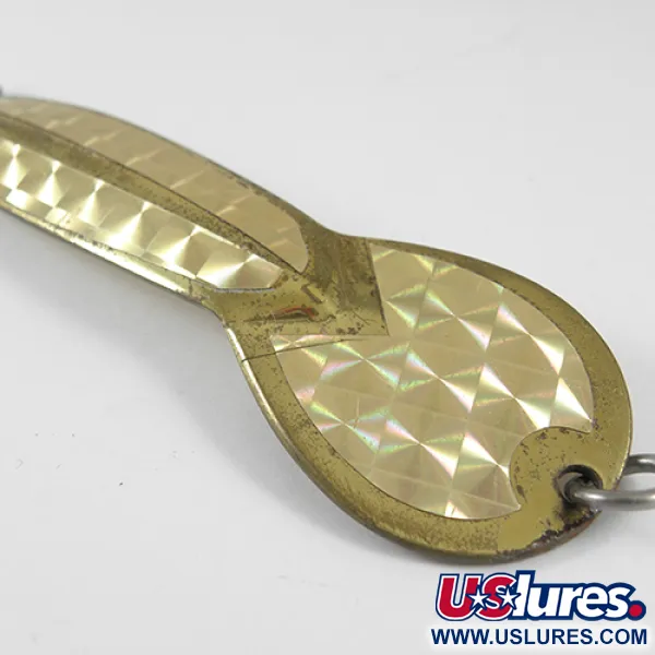 Vintage   Glen Evans Loco 4, 3/4oz Gold fishing spoon #1775