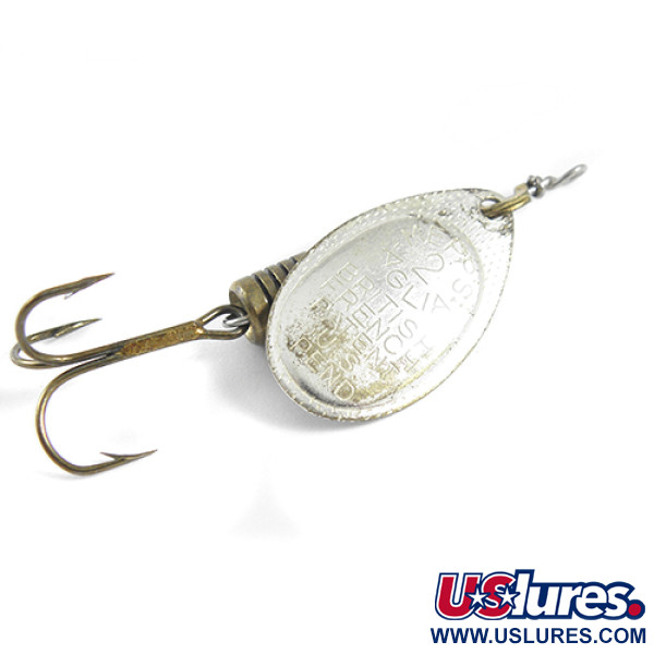 Vintage   Mepps Aglia 2, 3/16oz Silver spinning lure #1777