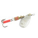 Vintage   Mepps Comet 2, 1/8oz Silver spinning lure #1779