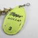 Vintage   Mepps Aglia 3, 1/4oz Chartreuse spinning lure #1782