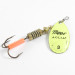 Vintage   Mepps Aglia 3, 1/4oz Chartreuse spinning lure #1782