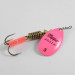 Vintage   Mepps Aglia 3, 1/4oz Fluorescent Pink spinning lure #1783