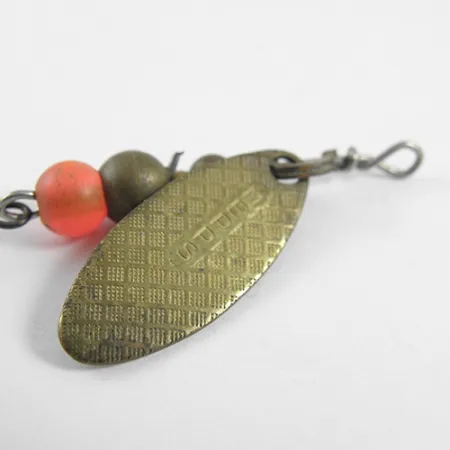 Vintage Mepps Aglia Long 0, 3/32oz Brass spinning lure #1784