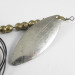 Vintage   Mepps Aglia Long 3 COMBO KILLER, 2/3oz Silver / Brass spinning lure #1788