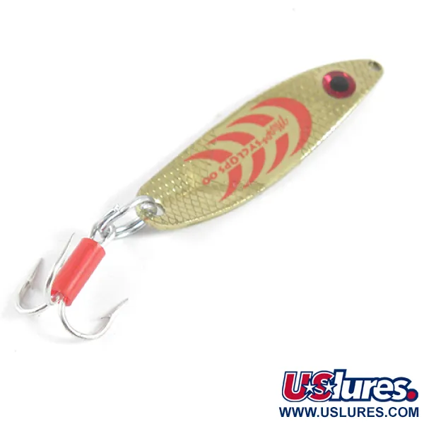 Vintage Mepps Syclops 00, Gold / Red fishing spoon #1790