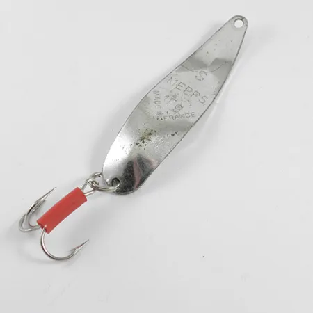 Vintage Mepps Syclops 2, 3/5oz Nickel / Pink fishing spoon #1791