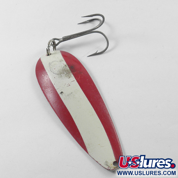 Vintage Eppinger Dardevle, 1oz Red / White / Nickel fishing spoon
