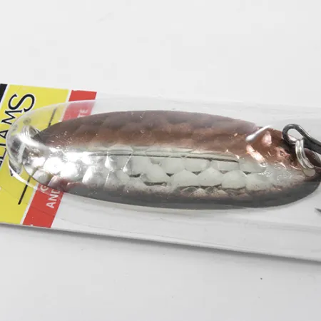 Williams Wabler W60, 3/4oz Silver / Brown (Silver Plated) fishing spoon #1804