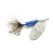 Vintage  Yakima Bait Worden’s Original Rooster Tail, 1/8oz Nickel / Blue spinning lure #1814