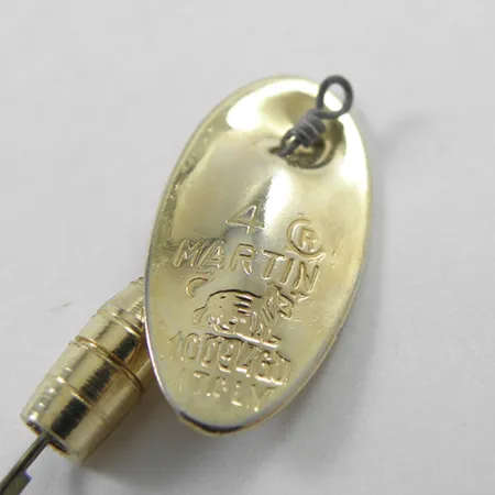 Vintage Panther Martin Zavorra con Mosca 4, 3/32oz Gold spinning lure #1816