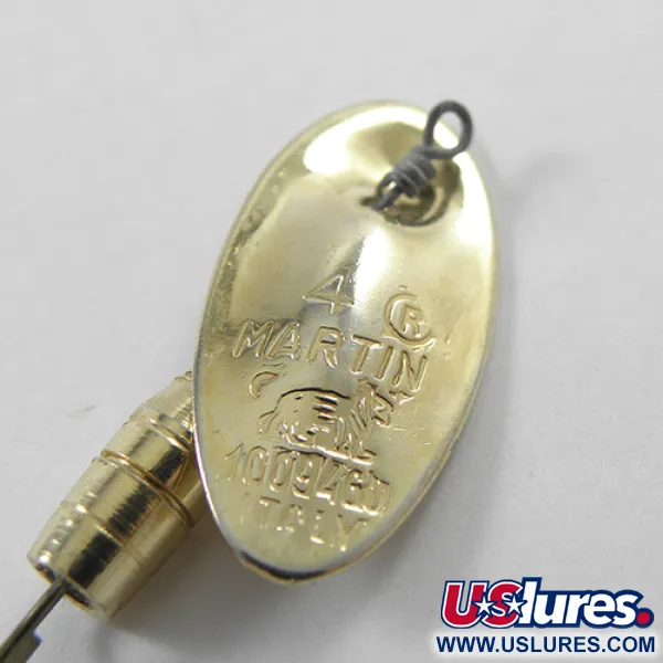 Vintage   Panther Martin Zavorra con Mosca 4, 3/32oz Gold spinning lure #1816