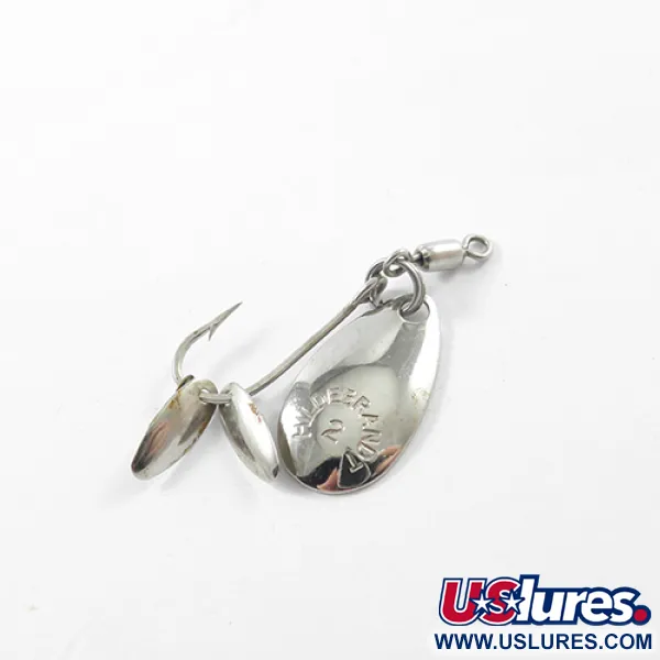 Vintage Yakima Bait Hildebrandt 2, 3/64oz Nickel fishing spoon #1819