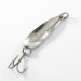 Vintage  Acme Fiord Spoon Jr, 1/8oz Nickel / White fishing spoon #1820