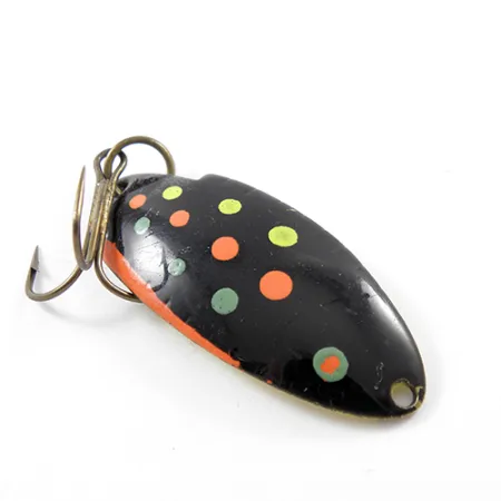 Vintage Thomas Buoyant, 3/16oz Black / Yellow / Red / Green fishing spoon #1823