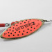 Vintage   Mepps Aglia Long 4, 3/5oz Brass / Orange spinning lure #1825