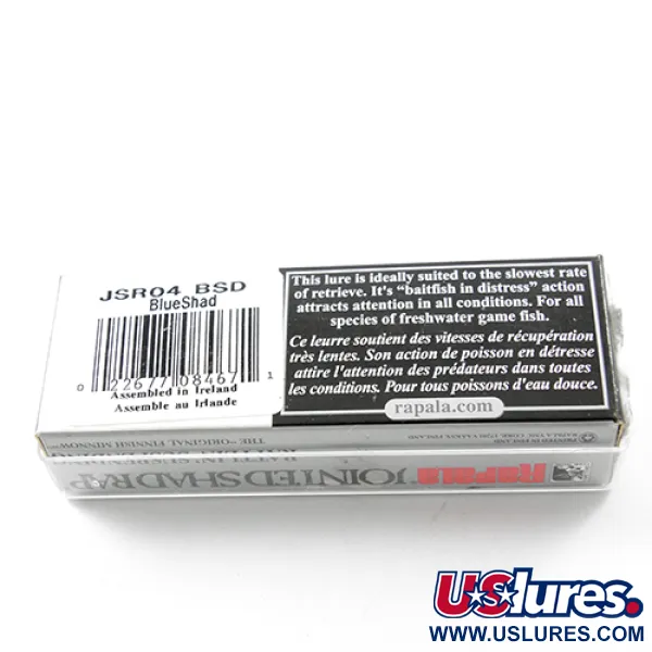 Rapala Jointed Shad Rap Rattlin 40, 3/16oz Light Blue  fishing lure #1832