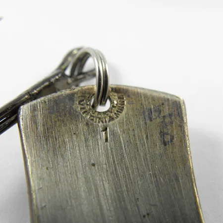 Vintage Jarvinen Virginia​ Jarvinen Fishing Lure 1, 2/3oz Nickel fishing spoon #1836