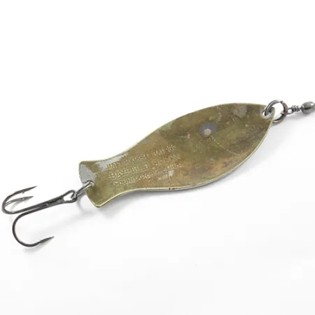 Vintage Nebco Bayfield spoon, 3/4oz Nickel / Brass fishing spoon #1839